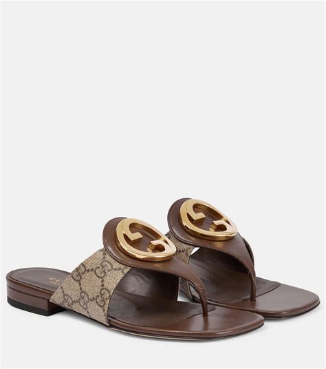 gucci blondie sandal|Gucci thongs flip flop.